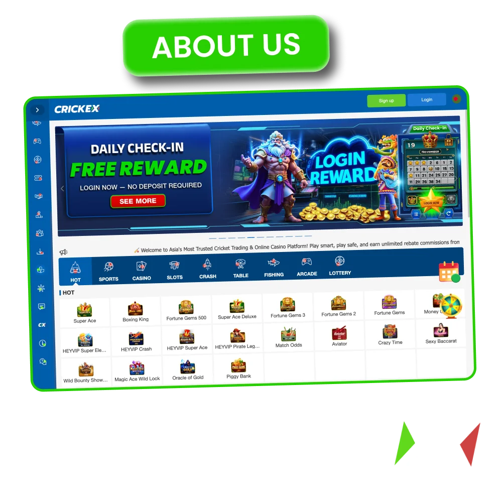 Explore Crickex and start your journey to big wins in sports and casino.