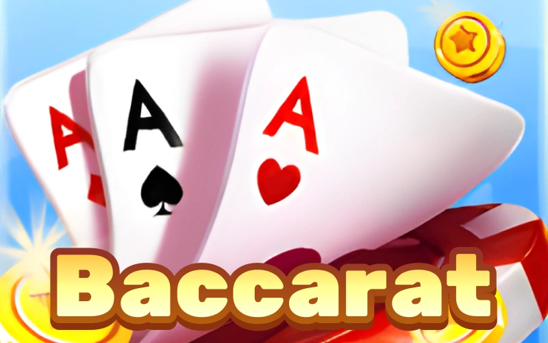 Enjoy a classic game of Baccarat available on Crickex.