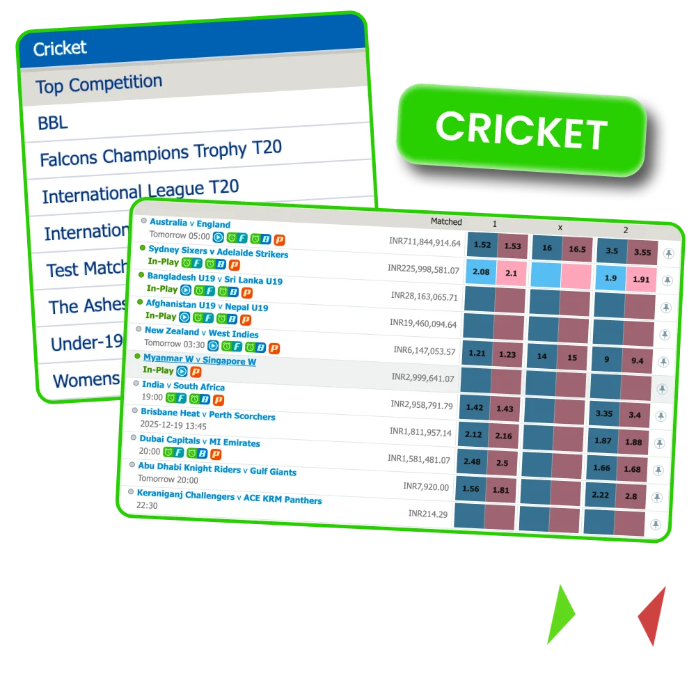 Bet on live cricket matches in Bangladesh with Crickex and win big.