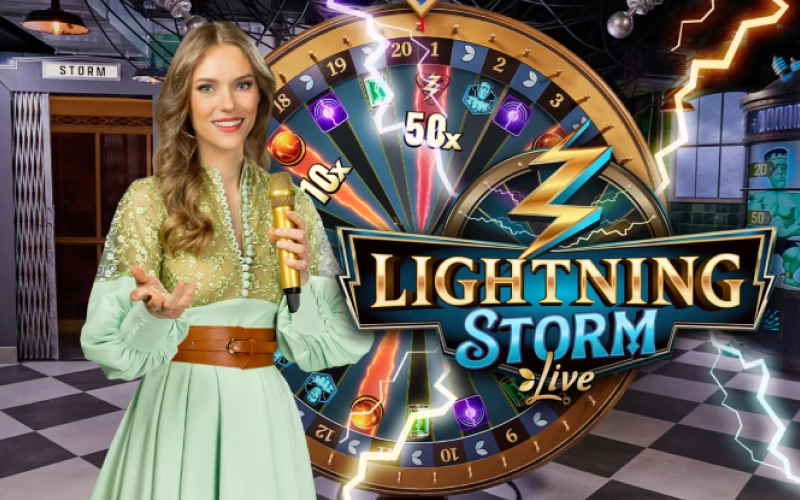 Experience the thrill of the Lightning Storm game on Crickex.