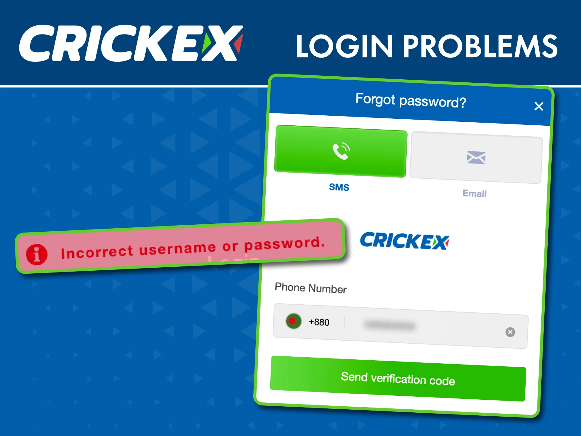 Fix Crickex login issues quickly and start using your account immediately.